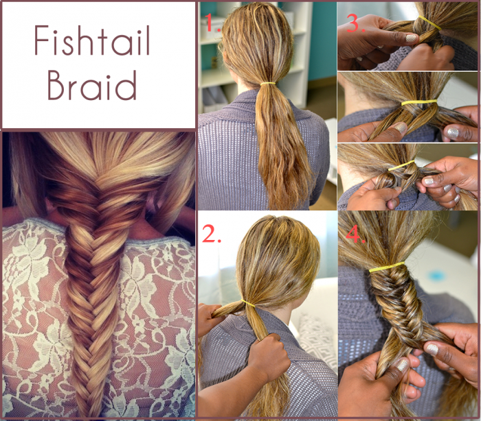 french fishtail braid steps